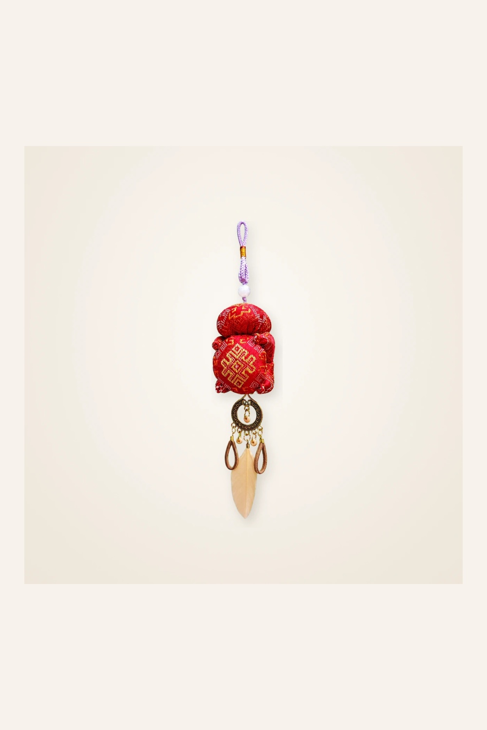 Product view of Brocade Tassel · Cinnabar Prosperity