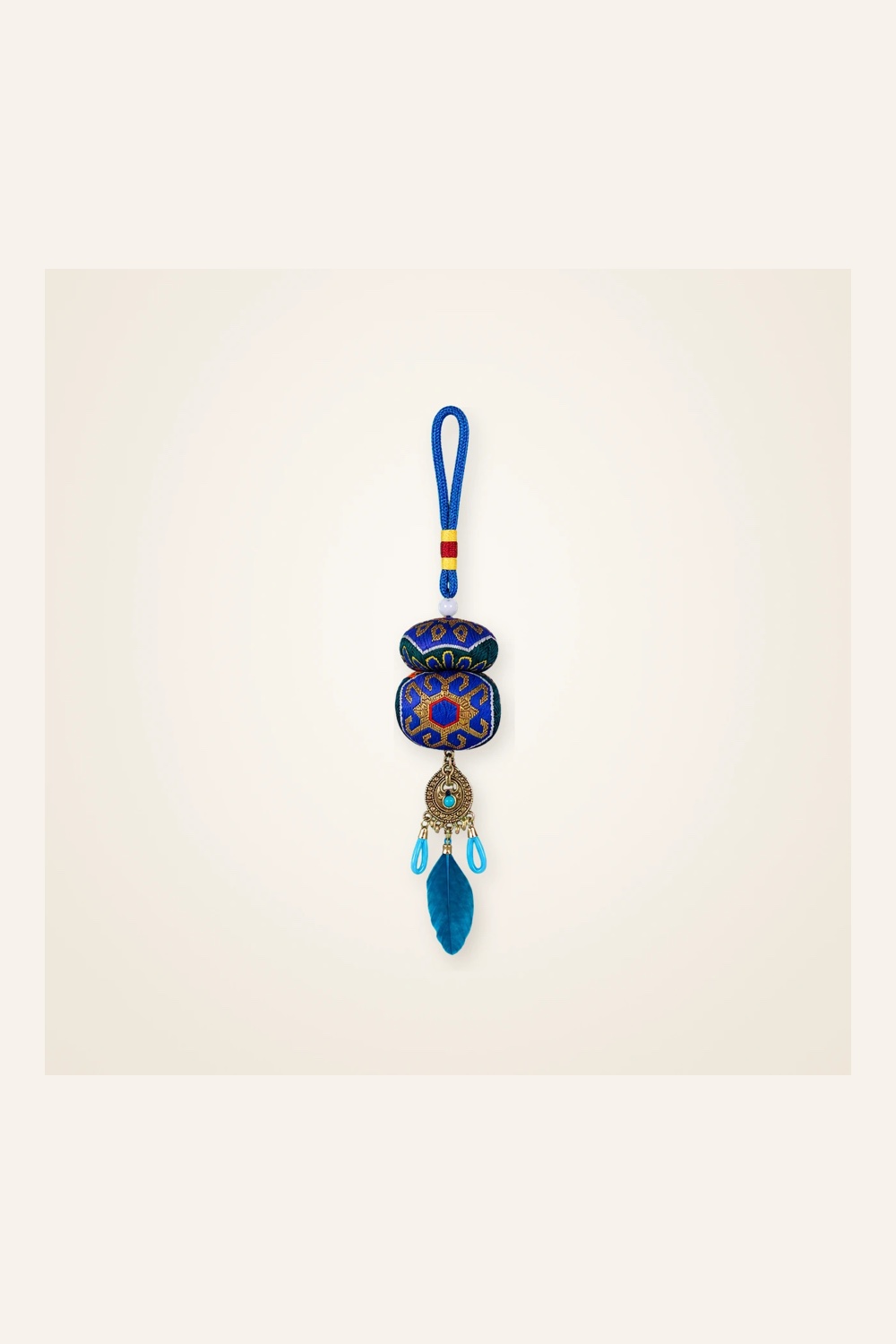 Product view of Guardian Blessing · Azure & Gold with a Cinnabar Heart